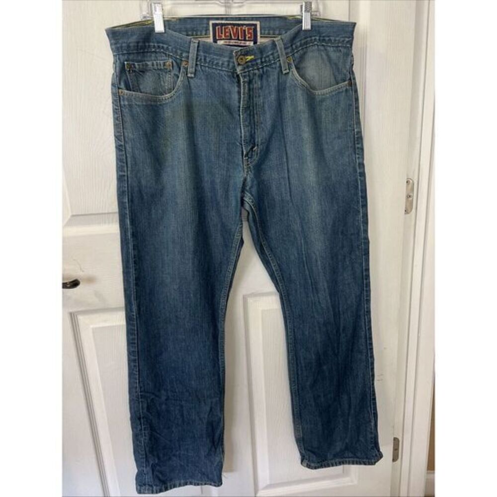 Levis 514 Vtg The Original Jeans Slim Straight Blue Denim Light Wash Jeans 38X30